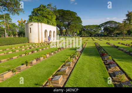 Kanchanaburi War Cemetery, Bangkok, Thailand, Southeast Asia, Asia Stock Photo