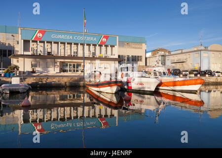 Coast Guard (Guardia Costiera), Viareggio, Tuscany, Italy, Europe Stock Photo