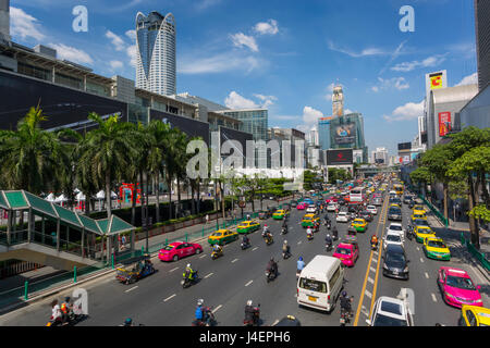 Ratchadamri Road, Bangkok, Thailand, Southeast Asia, Asia Stock Photo