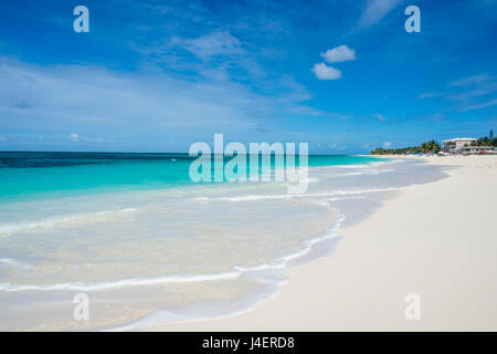Turquoise waters and whites sand on the world class Shoal Bay East beach, Anguilla, British Oversea territory, Caribbean Stock Photo