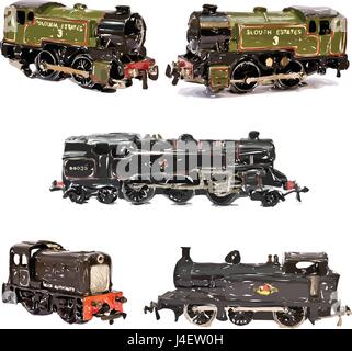 Vintage Toy Train Vectors Stock Vector
