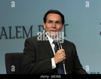 New York, NY USA - May 7, 2017: Israel Ambassador to the UN Danny Danon speaks at 6th Annual Jerusalem Post conference in New York Stock Photo