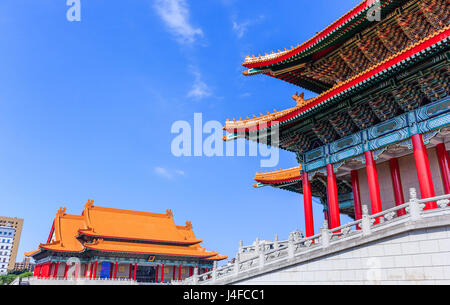 National Theater and Concert Hall at Liberty Square in Taiwan Stock Photo