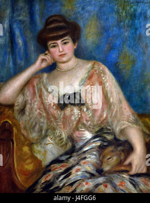 At the Theatre 1904 Pierre Auguste Renoir 1841-1919 French Impressionist France Stock Photo