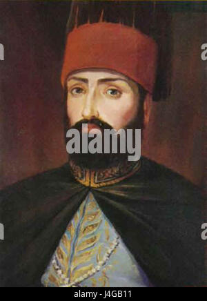 Sultan Mahmud II of the Ottoman Empire Stock Photo