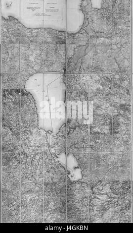 Tartu rahu kaart 1920 Stock Photo