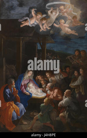 The Adoration of the Shepherds by Guido Reni Stock Photo