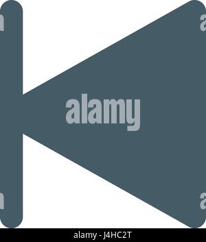 previous track Stock Vector
