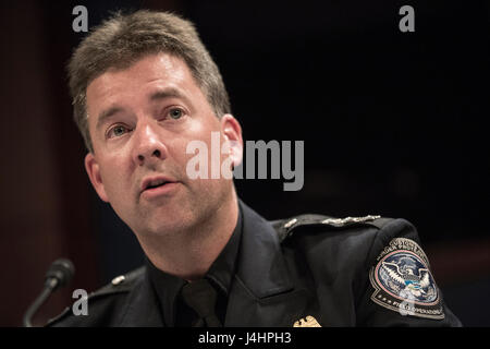 U.S. Customs and Border Protection Deputy Executive Assistant Commissioner John Wagner testifies during the House Homeland Security Committee hearing on visa security and terrorists May 3, 2017 in Washington, DC.      (photo by Glenn Fawcett /CBP Photo via Planetpix) Stock Photo