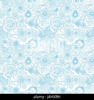 Clockworks gear background Stock Vector