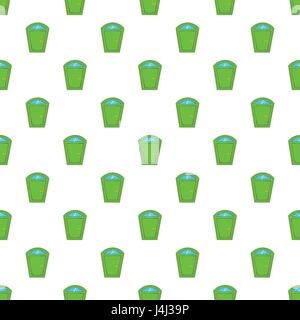 Door from house pattern, cartoon style Stock Vector