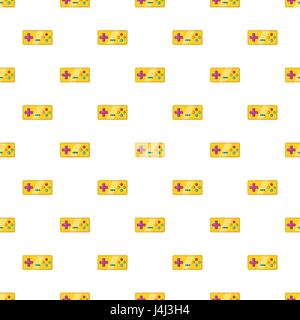 Joystick pattern, cartoon style Stock Vector