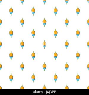 Bobber pattern, cartoon style Stock Vector