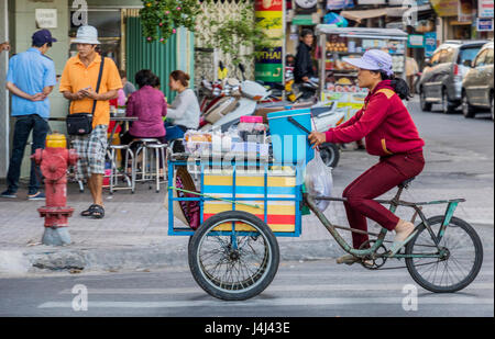 Street life in Saigon Vietnam Stock Photo