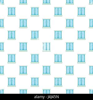 Supermarket fridge pattern, cartoon style Stock Vector