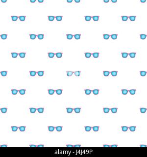 Glasses pattern, cartoon style Stock Vector