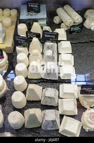 Specialty cheeses at Marché Atwater, Montreal, Quebec, Canada Stock Photo
