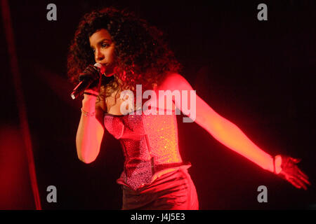 Kelly Rowland performs at KIIS FM's Wango Tango 2010 at the Staples Center on May 15, 2010 in Los Angeles, California. Stock Photo