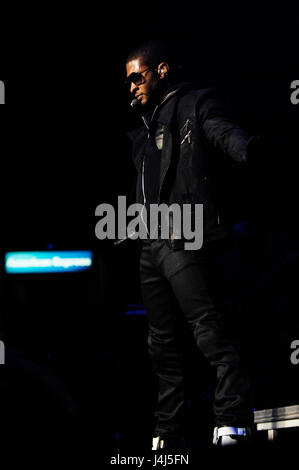 Usher performs at KIIS FM's Wango Tango 2010 at the Staples Center on May 15, 2010 in Los Angeles, California. Stock Photo