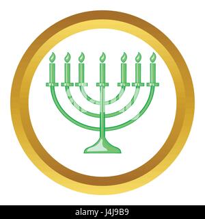 Menorah vector icon Stock Vector