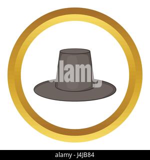 Gat, traditional Korean hat. Isolated vector clip art illustration ...