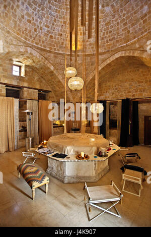 Inside Omerye Hamam in the old town of Nicosia (Lefkosia), Cyprus. Stock Photo