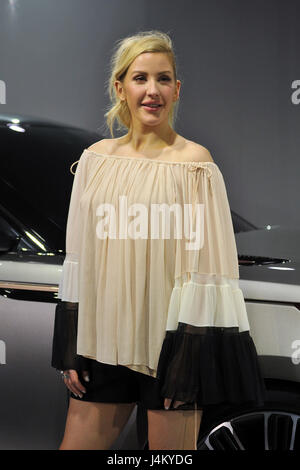 Land Rover North America Hosts The U.S. Debut Of The Range Rover Velar at Lincoln Ristorante  Featuring: Ellie Goulding Where: New York, New York, United States When: 11 Apr 2017 Credit: Ivan Nikolov/WENN.com Stock Photo