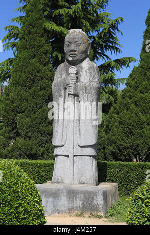 Qianling, Tang dynasty tomb, 7th century, near Xian, China Stock Photo