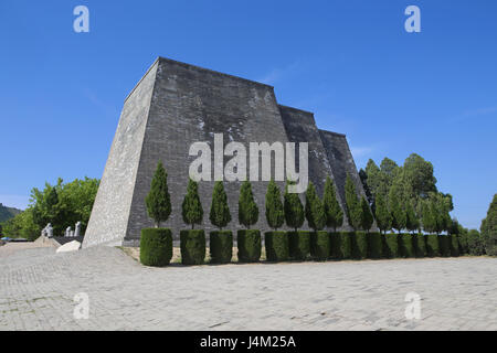 Qianling, Tang dynasty tomb, 7th century, near Xian, China Stock Photo