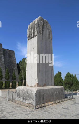 Qianling, Tang dynasty tomb, 7th century, near Xian, China Stock Photo