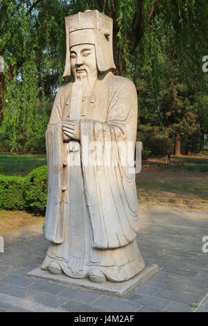 Imperial Tombs of the Ming and Qing Dynasties, near Beijing, China Stock Photo