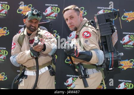 Unveiling of the new Heide Park attraction 'Ghostbusters 5D' at Heide Park Resort.  Where: Soltau, Germany When: 11 Apr 2017 Credit: Becher/WENN.com Stock Photo