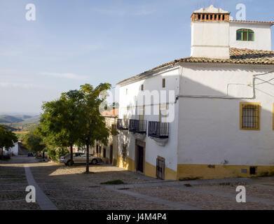 Chimenea de la ruta de las chimeneas en Cañaveral, Cáceres, Extremadura, España. Stock Photo