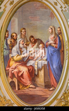 Circumcision of Jesus in the Temple, fresco by Bernardino Luini, Early ...