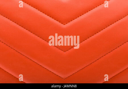 Red leather texture - background Stock Photo