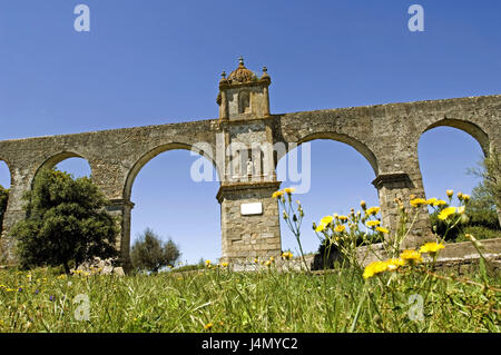 Aqueduct, Evora, Alentejo, Portugal, Stock Photo