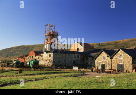 Great Britain, Wales, Monmouthshire, Blaenavon, Big Pit Nationwide Coal museum, museum, open land museum, visitor mine, mine, place of interest, attraction, destination, tourism, Stock Photo