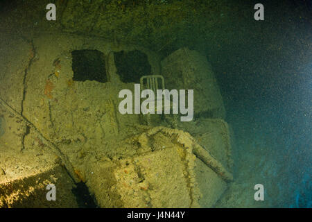 Ship wreck, wreckage, USS Arkansas, Stock Photo