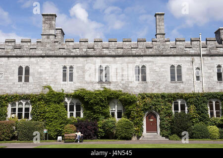 Ireland, Munster, Cork county, Cork, University college, inner courtyard, Stock Photo