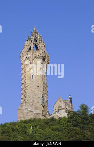 Great Britain, Scotland, Stirling, Wallace Monument, in 1869, Stock Photo