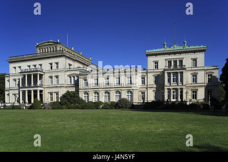 Germany, food, dysentery area, Bredeney, Villa hill, North Rhine-Westphalia, Essen-Bredeney, park, hill park, residence, family seat, industrialist's family, representation building, building, architecture, cultural foundation dysentery, museum, croup archive, art exhibits, Stock Photo