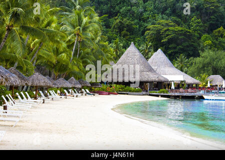 French Polynesia, Bora Bora, Matira, beach, Stock Photo