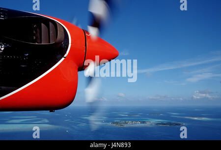 Aerial shots, the Maldives,