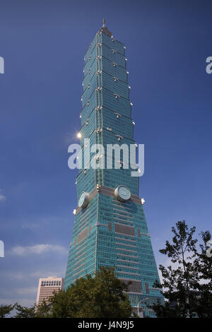 Taiwan, Taipeh, town view, Taipei Financial centre, the sun, no property release, Asia, Eastern Asia, town, capital, city, metropolis, building, skyscraper, high rise, architecture, Stock Photo