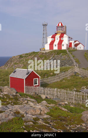 Canada, Newfoundland, cape Bonavista, lighthouse, in 1843, Stock Photo