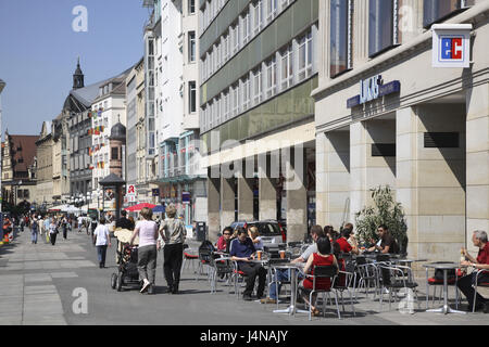 Germany, Saxony, Leipzig, Grimma broad street, Stock Photo