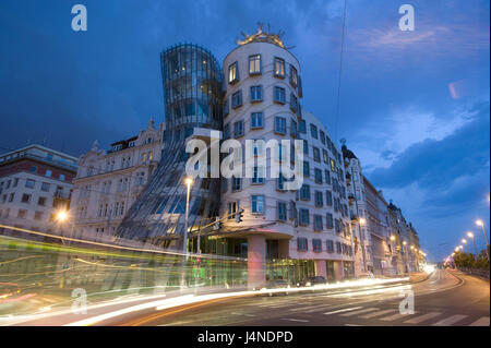 Czech Republic, Czechia, Prague, 'dancing house, Stock Photo