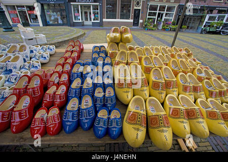 The Netherlands, Nordholland, alc. maar, souvenirs, clogs, brightly, Stock Photo
