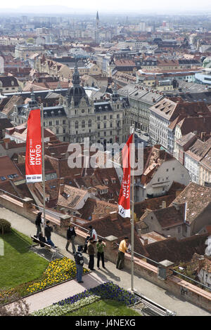 Austria, Styria, Graz, town view, outside, town, view, local view ...