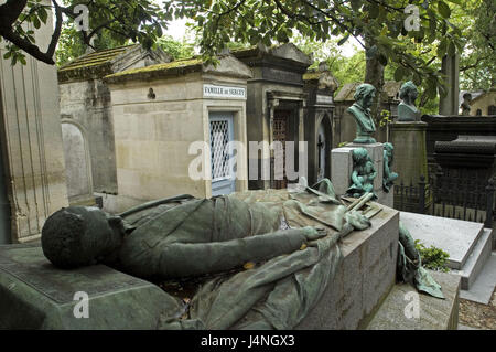 France, Paris, Cimetiere you Pere-laughing As sharp, tombs, Stock Photo
